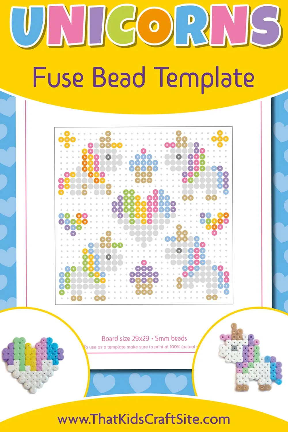 Baby Unicorn Perler Bead Patterns