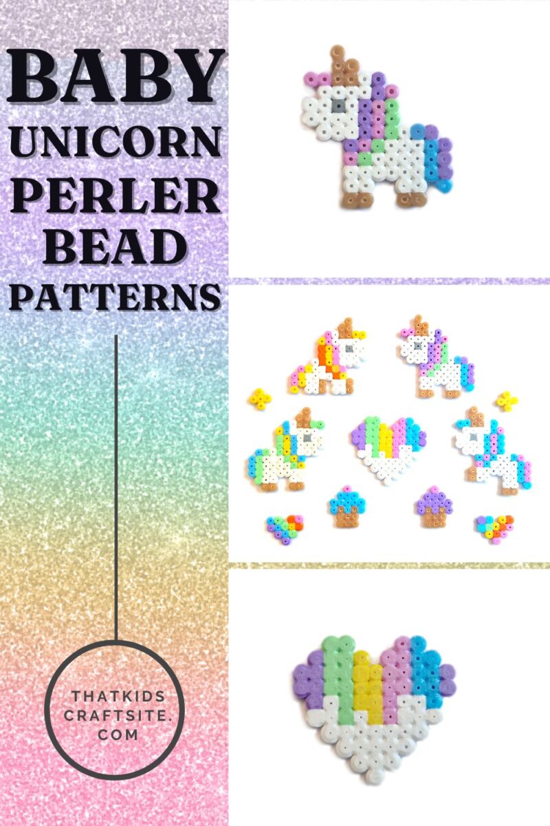 Baby Unicorn Perler Bead Patterns - That Kids' Craft Site