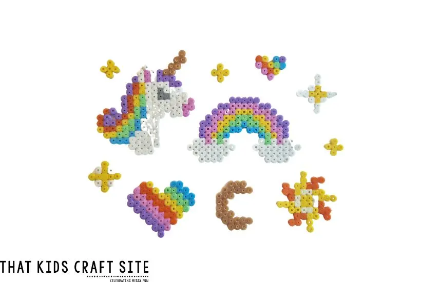 DIY Custom Perler Bead Kit Includes Sorted Beads & Printed Pattern Fun  Crafting for Kids and Adults 