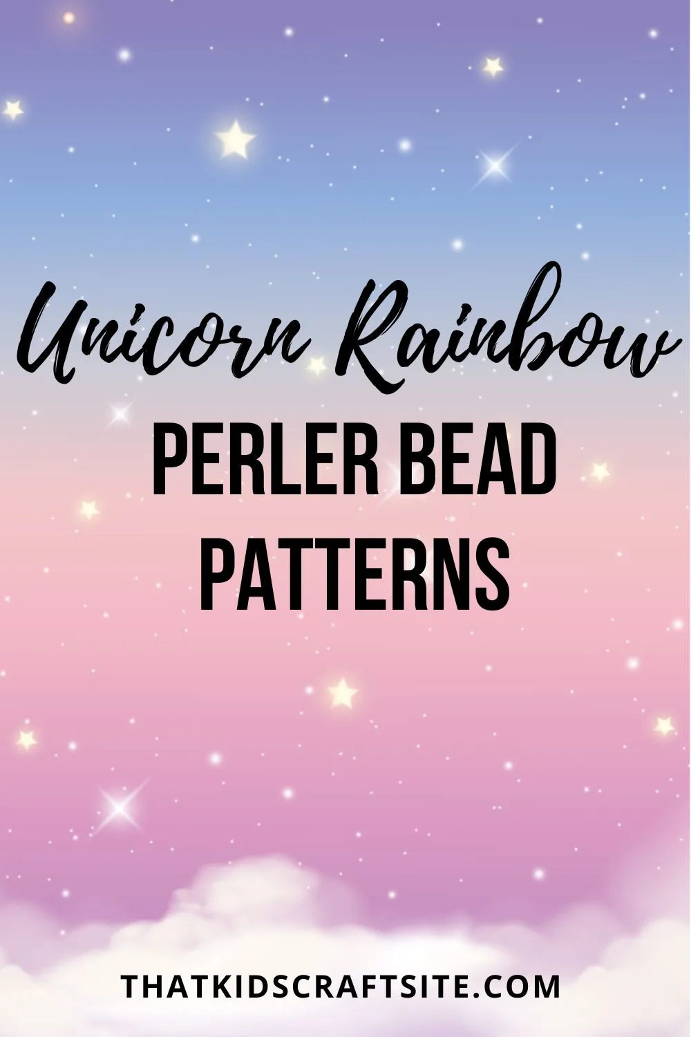 Rainbow Unicorn Perler Bead Patterns