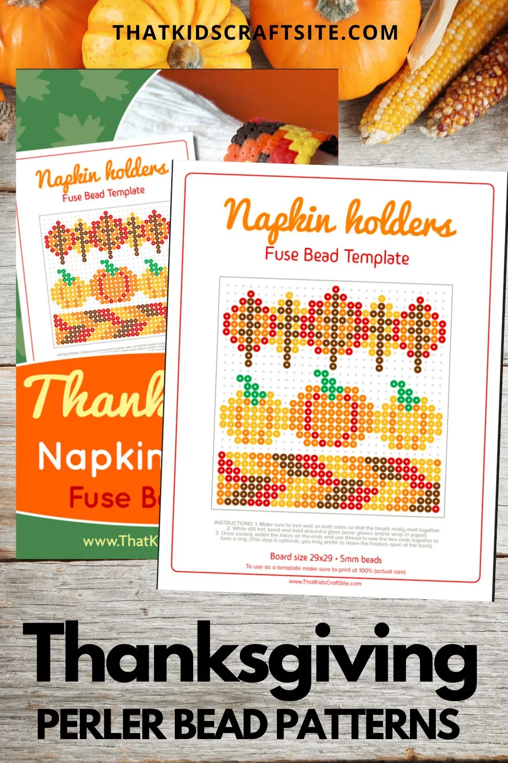 Fun Thanksgiving Perler Bead Patterns – Lesson Plans