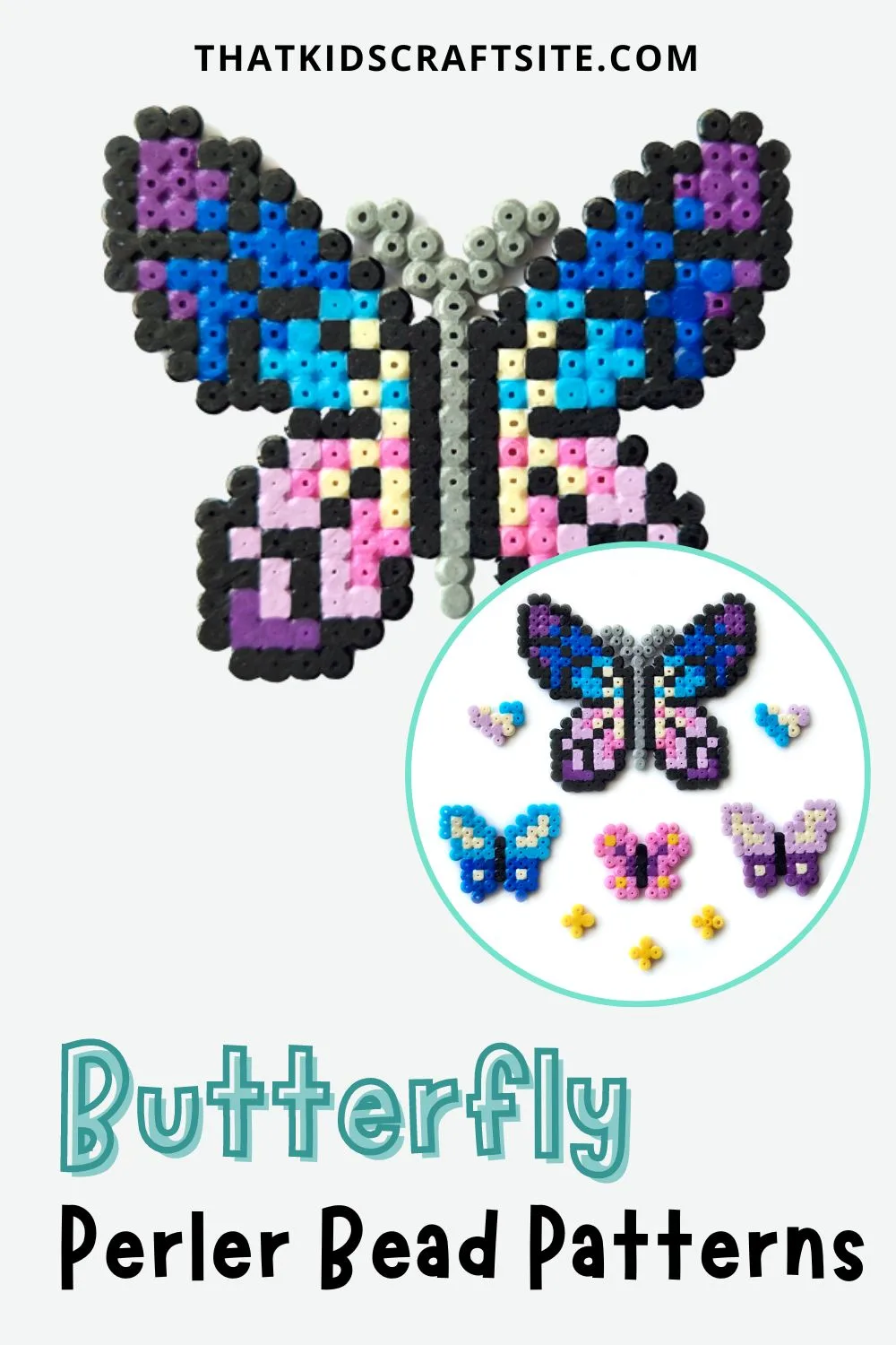 Butterfly hama bead on sale designs